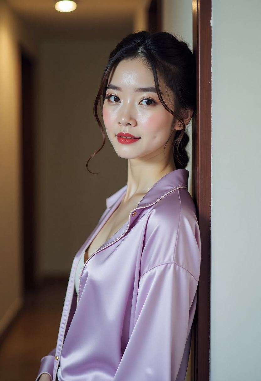 停电后众人借应急灯整理地图